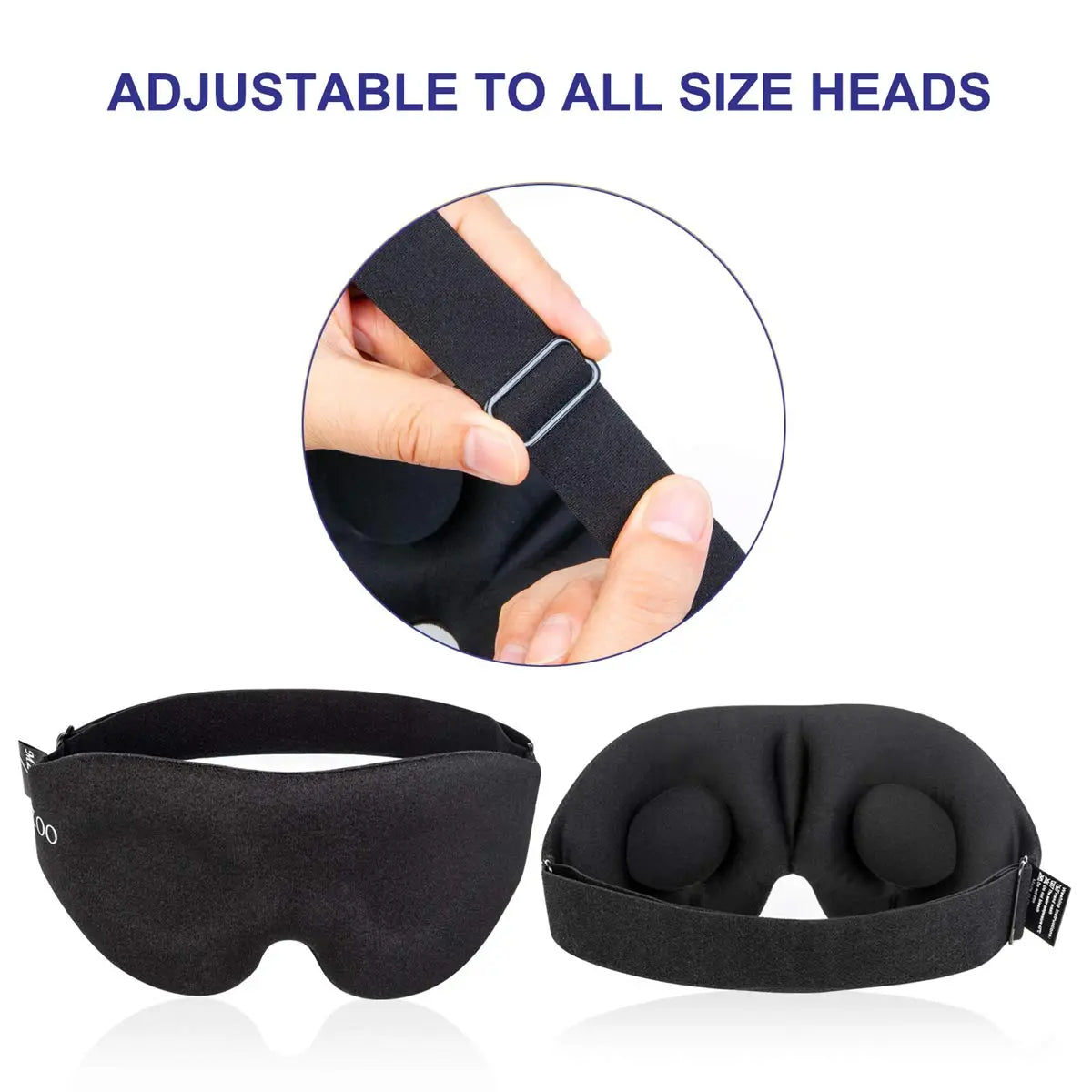 3D Contoured Eye Mask for Sleeping – Block Out Light, Sleep Deeper