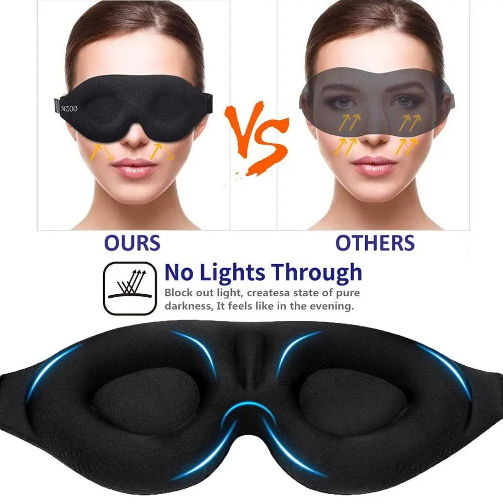 3D Contoured Eye Mask for Sleeping – Block Out Light, Sleep Deeper