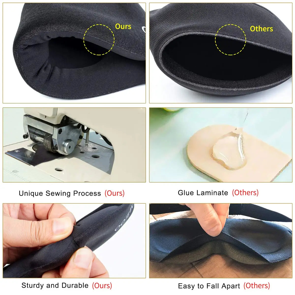 3D Contoured Eye Mask for Sleeping – Block Out Light, Sleep Deeper